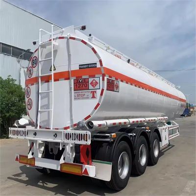 45 CBM Fuel Tank Trailer For Transporting Fuel And Water Truck Tanker Trailer by WOSHENG