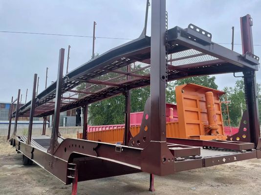 2 3 Axle Car and Vehicle Carrier Semi Trailer Max Payload 30000 kg 16690 x 2700 x 3000mm