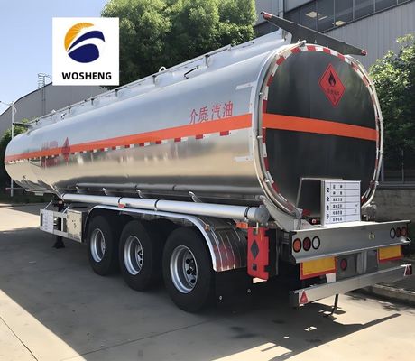 4200L Fuel Tanker Semi Trailer Made of Carbon Steel Stainless Steel or Aluminium Alloy