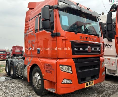 Used Left Hand Drive 6x4 Truck Head 350-450HP Tractor Truck with Capacity of 31-40 T