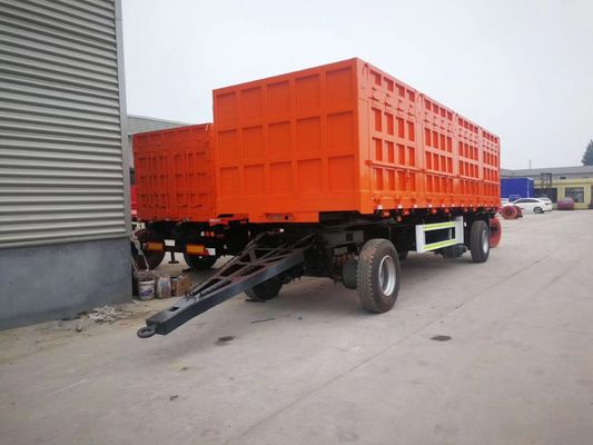 500mm Q345 Carbon Steel Main Beam 2-Axle Drawbar Trailer for Versatile Applications