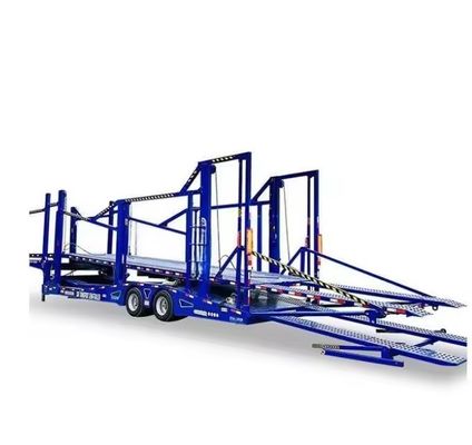 Wosheng 2 Axles Car Carrier Trailer Double Deck Car Transport Semi Trailer for Durable
