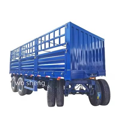 20-80 Tons Full Trailer Truck with Steel Material and Customizable Size 7600X2450X2500mm