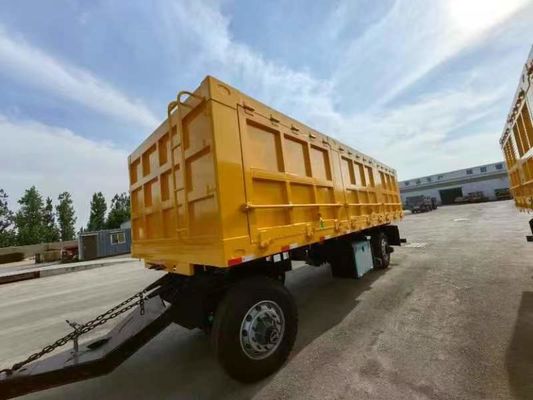 Customer's Request Full Trailer with 2 Axles 20FT Drawbar Cargo Fence Semi Trailer
