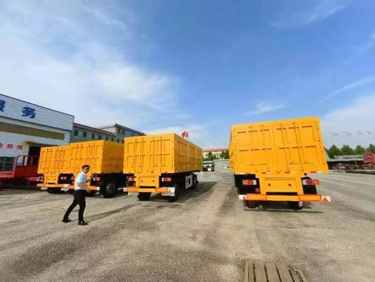 WOSHENG 2 Axles Cargo Transport Full Trailer with Draw Bar and Customer's Request
