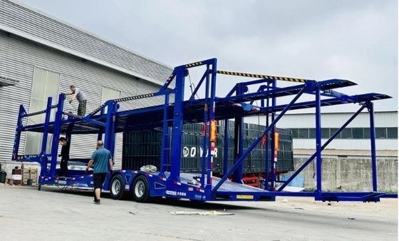 Top Popular 2-3 Axle 8-10 Location Car Carrier Semi Trailer with Max Payload 60000 kg