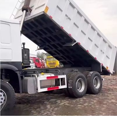 Left Steering Used 336HP HOWO Dump Truck for Transportation in Excellent Condition