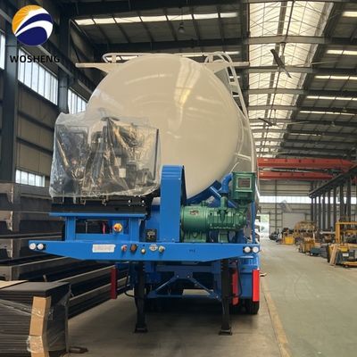 V Type 3 Axles 45-60cbm Bulk Cement Tanker Semi Trailer for Dry Cement Transportation