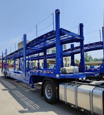 9.8 T Lightweight 2 Axle Double Deck Car Carrier Semi Trailer for Car Transporting