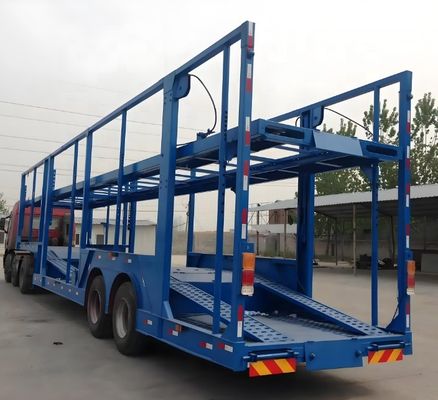 9.8 T Lightweight 2 Axle Double Deck Car Carrier Semi Trailer for Car Transporting