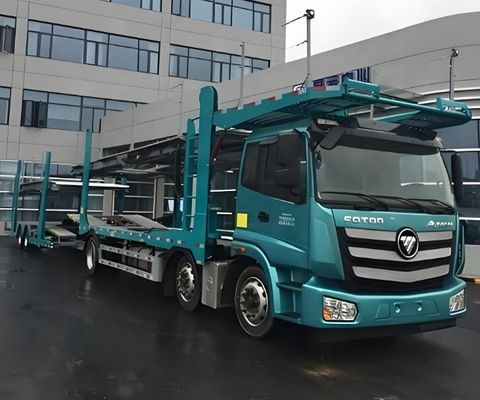 9.8 T Lightweight 2 Axle Double Deck Car Carrier Semi Trailer for Car Transporting