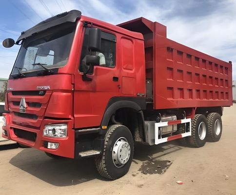 SINOTRUCK HOWO 4x2 6x4 8x4 Hydraulic Cylinder Tipper Dump Truck for 2 Passengers