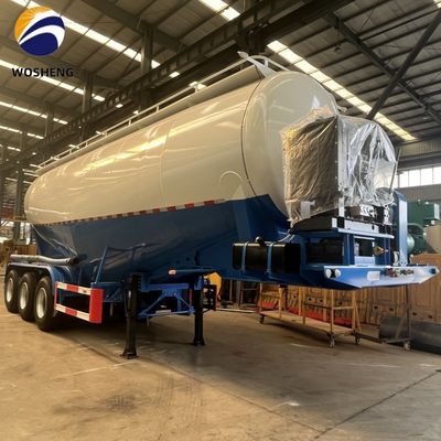 V Type 3 Axles 45-60cbm Bulk Cement Tanker Semi Trailer for Large Capacity Transport