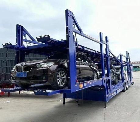 2/3 Axle Car Carrier Semi Trailer for Vehicle Transport Landing Gear and Custom Options