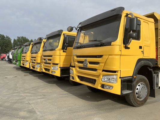 Sinotruck Howo 3/4 axles 6x4 4x2 8X4 371HP 375HP hydraulic cylinder tipper dump truck