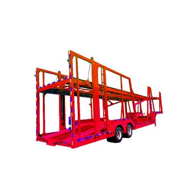 WS Vehicle Two SAF Axles 8 Cars Transport Trailer Car Carrier Hauler Trailer for Russia