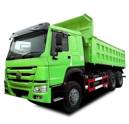100 Ton Rear Tipper Hydraulic Cylinder Dump Truck Used HOWO 6x4 for Muck Transportation