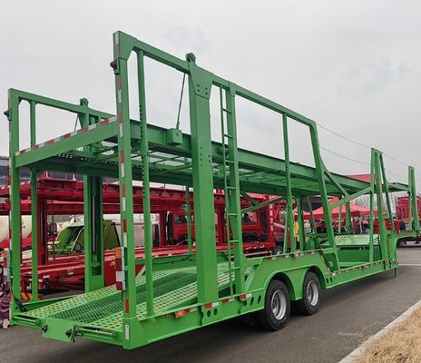 Double Decker Car Carrier Semi Trailer With Ramp and Hydraulic Device for Car Transport