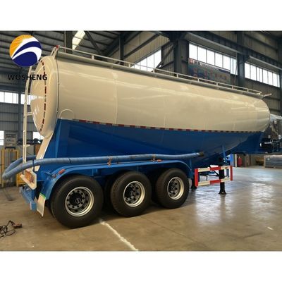 King Pin JOST 2&quot; or 3.5&quot; Bolting Type 3 Axle 45 CBM Cement Transporting Semi Trailer