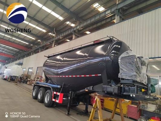 King Pin JOST 2&quot; or 3.5&quot; Bolting Type 3 Axle 45 CBM Cement Transporting Semi Trailer