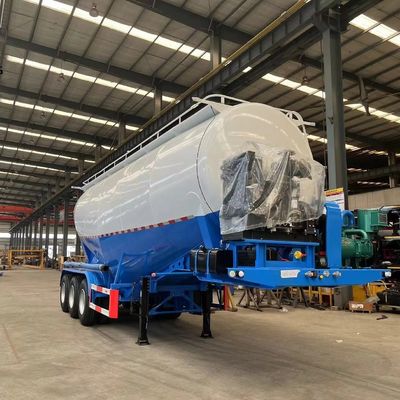 3 Axle 45-60cbm Cement Tanker Semi Trailer with Deutz/Huafeng/Weichai Diesel Engine