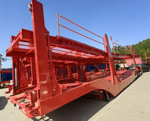 Customized 6 8 10 Cars Double Deck Car Carrier Semi-Trailer Perfect for Truck Trailers