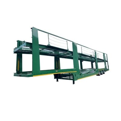 4pcs Tire Double Decker Car Tow Dolly Trailer for Transporting Cars in Russian Market