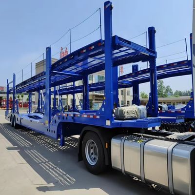 Max Payload 30000 kg Steel Overland Double Deck Semi Trailers for Car Hauler Transport