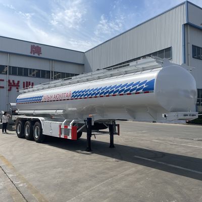 3axles Stable Carbon Steel Aluminium Alloy Stainless Steel Tanker Semi Trailer with Nice