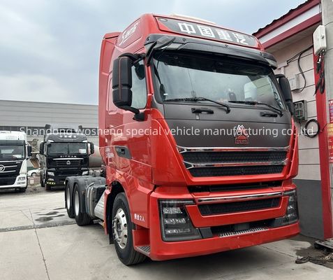 Manual Drive Left Tow Truck Diesel Tractor Truck for Heavy Duty Transport Trailer Lorry