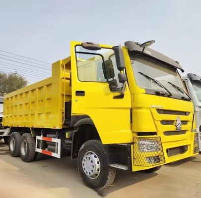 6X4 Drive Wheel Second-Hand Sinotruk HOWO 371 Horsepower Dump Truck for Mining in Russia