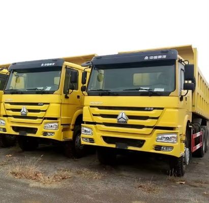 6X4 Drive Wheel Second-Hand Sinotruk HOWO 371 Horsepower Dump Truck for Mining in Russia