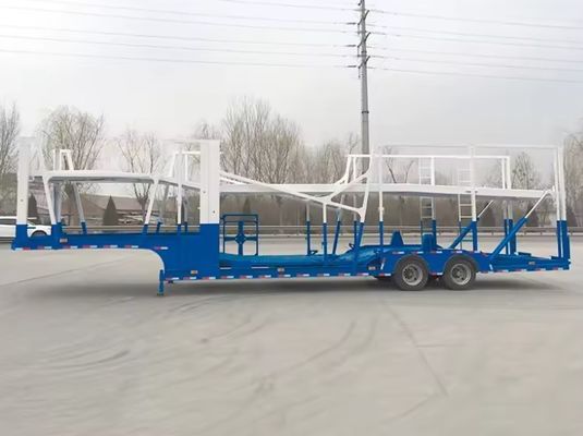 Customizable 2 Axles Semi-Trailer Car Carrier for Transporting 6-8 Units of Vehicles