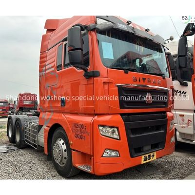 4 6L Engine Capacity Used Light Tractor Trucks for Smooth and Easy Transportation