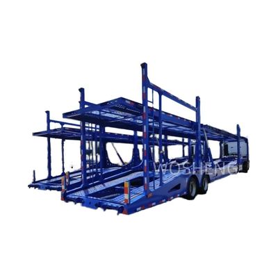 2 Axle Double Deck SUV and Car Carrier Semi Trailer for Russia Market 24.5/70R16 Tire