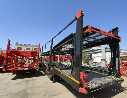 2 Axle Air Suspension Car Trailers Semi-Trailer for Transporting 8 Cars Efficiently