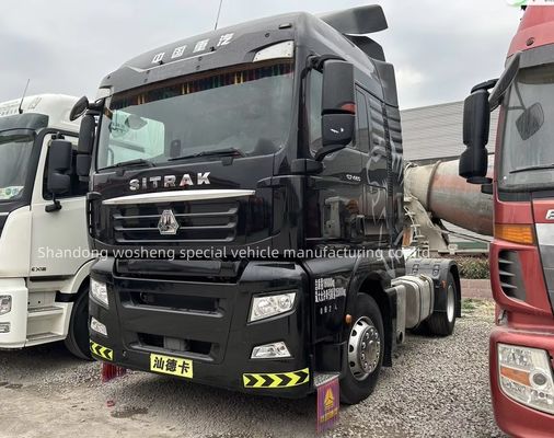 Howo Tractor Trucks 540 HP T7H 6x4 with Multimedia System and 2 Reverse Shift Numbers