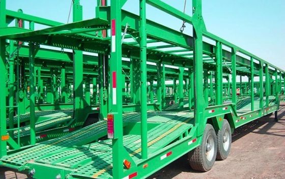 Cars Carrier Transport Semi Trailer Car Transporter Trailer Skeleton Type Enclosed Type