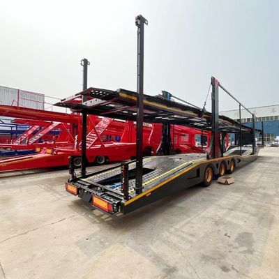 Customizable Car Trailer Carrier with Hydraulic Lifting Mechanism and Manual Lifting
