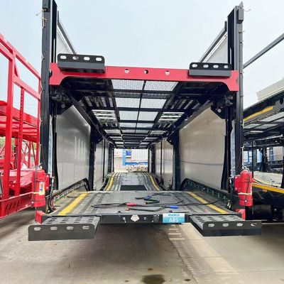 Customizable Car Trailer Carrier with Hydraulic Lifting Mechanism and Manual Lifting