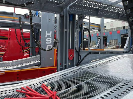 Customizable Car Trailer Carrier with Hydraulic Lifting Mechanism and Manual Lifting