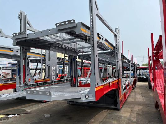 13/16 Ton Fuwa/BPW Axles Car Carrier Semi Trailer for Transporting Cars and Containers