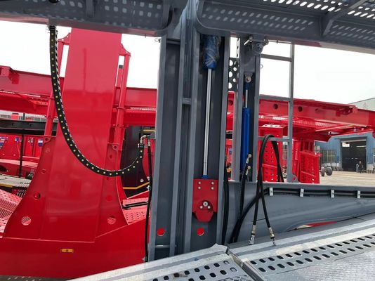 13/16 Ton Fuwa/BPW Axles Car Carrier Semi Trailer for Transporting Cars and Containers