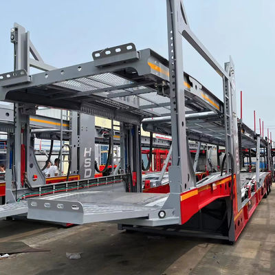 Transport Cars Efficiently with 2/3 Axles 6-10 Units Car Carrier Trailer from Directly