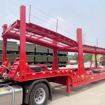 Steel Double Deck Car SUV MPV Vehicle Transport Car Carrier Truck Semi Trailer for Market