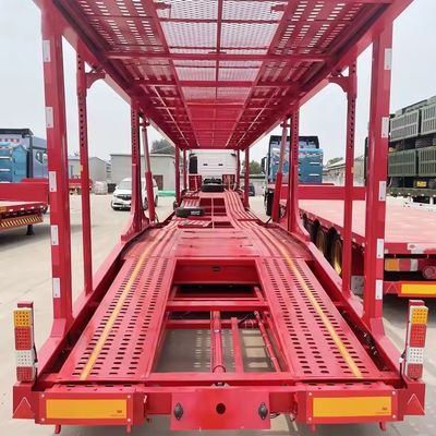 Steel Double Deck Car SUV MPV Vehicle Transport Car Carrier Truck Semi Trailer for Market