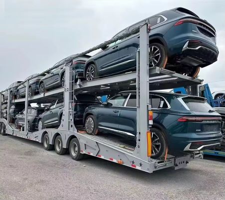 24.5/70R16 Tire Double Deck Car SUV Vehicle Transport Car Carrier Truck Semi Trailer