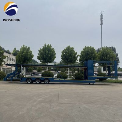 3 Axles Double Floor Auto Hauler Semi Truck Trailer for SUV/ORV/CUV/MPV Transportation