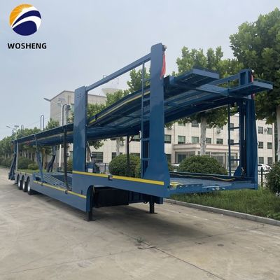3 Axles Double Floor Auto Hauler Semi Truck Trailer for SUV/ORV/CUV/MPV Transportation