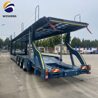 3 Axles Double Floor Auto Hauler Semi Truck Trailer for SUV/ORV/CUV/MPV Transportation